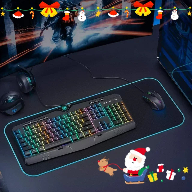 Silent Wired Gaming Keyboard