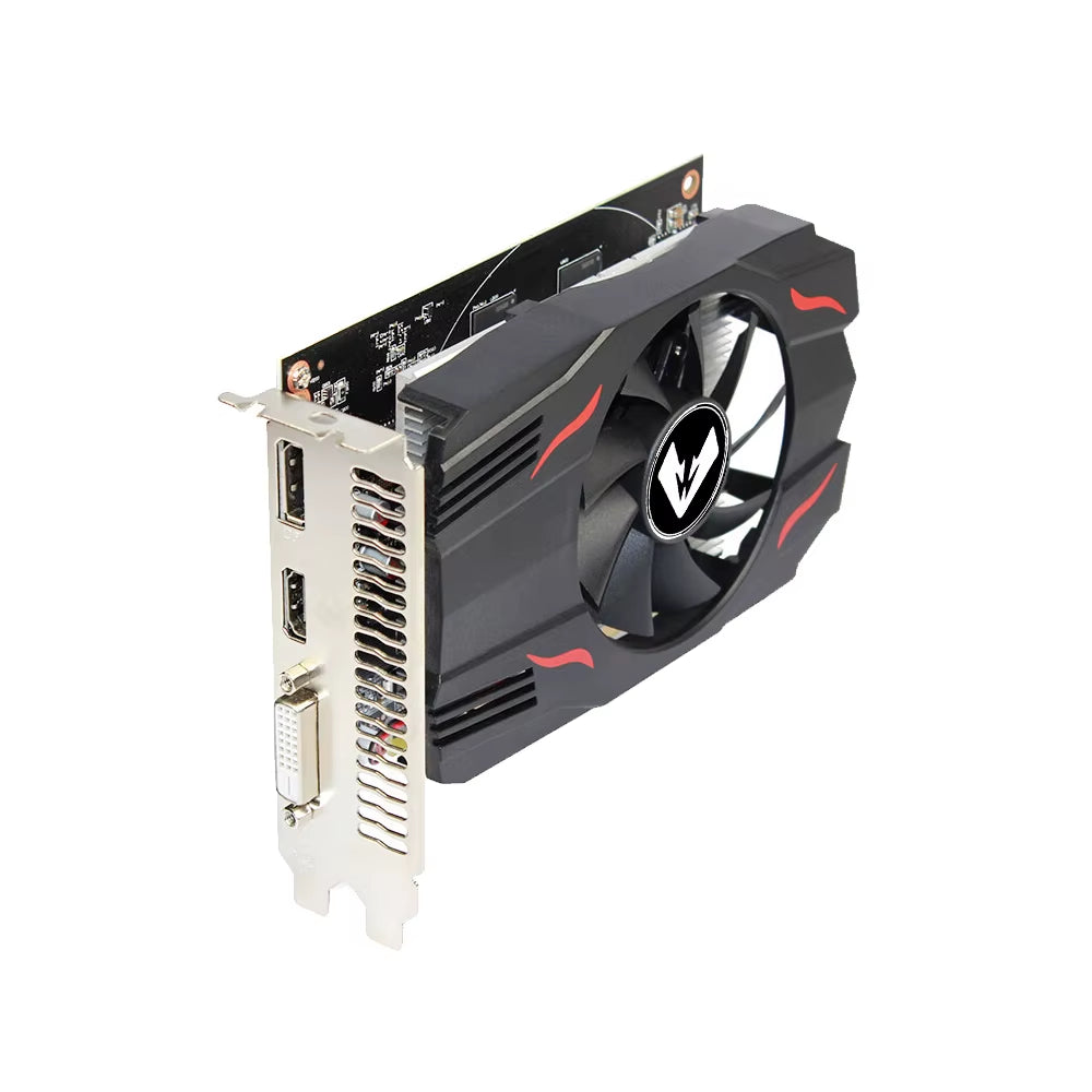 Full New AMD GPU Radeon RX 550 4G GPU GDDR5 14Nm Computer PC Gaming Video Hdmi-Compatible DP DVI 128Bit Graphics Card