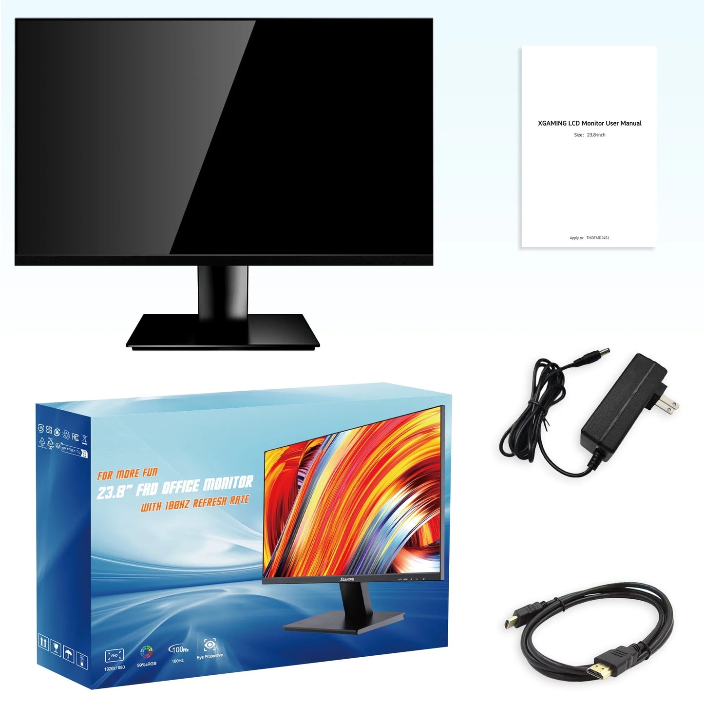 24" XGaming Monitor – Perfect Blend of Performance and Style