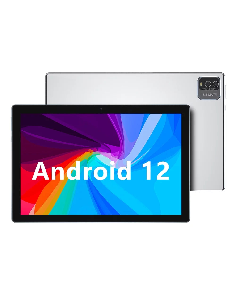 Tablet 10 Inch Tablets Android 12 Tablet PC 2GB+32GB 6000Mah Battery Quad Core HD Touch Screen Tablets Computer, 8MP Dual Camera, Wifi BT Google Play.