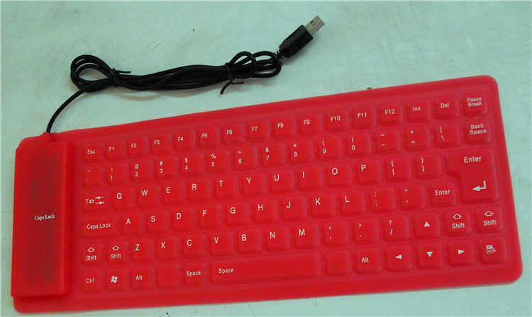 Red Silicone Keyboard