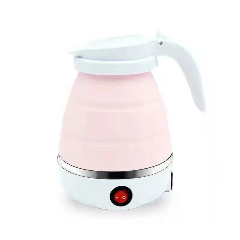  Mini Folding Kettle Portable Water Heater 600W Silicone Compression Electric Kettle Home Kettle Easy to Travel With