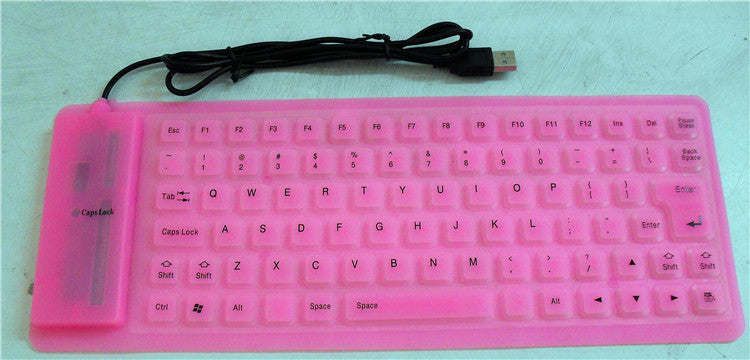 Pink Silicone Keyboard