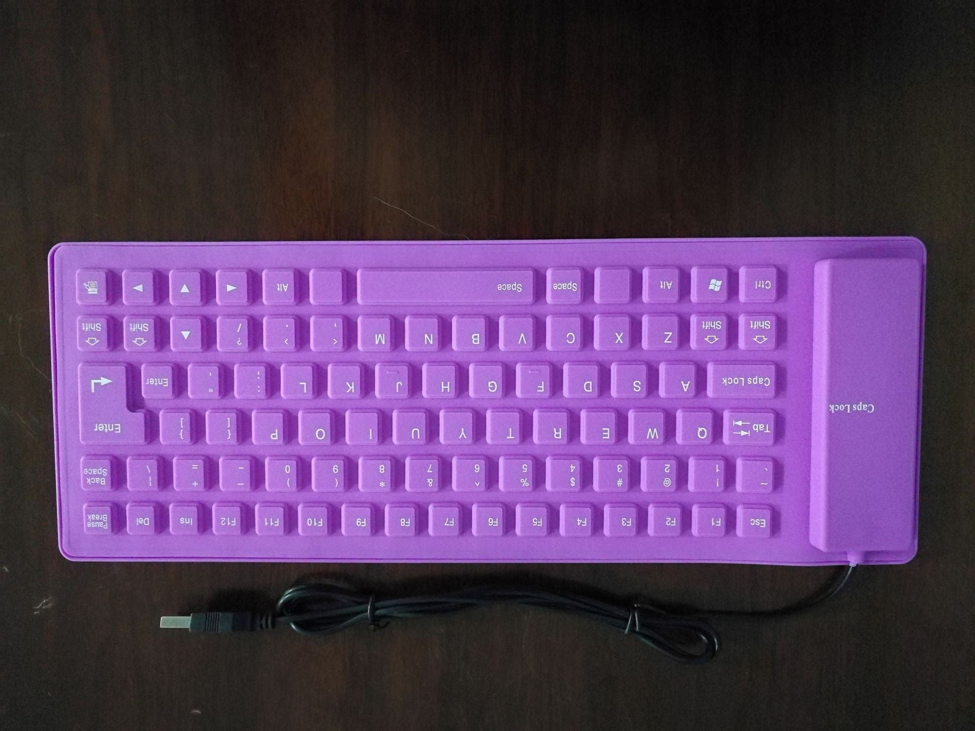 Purple Silicone Keyboard