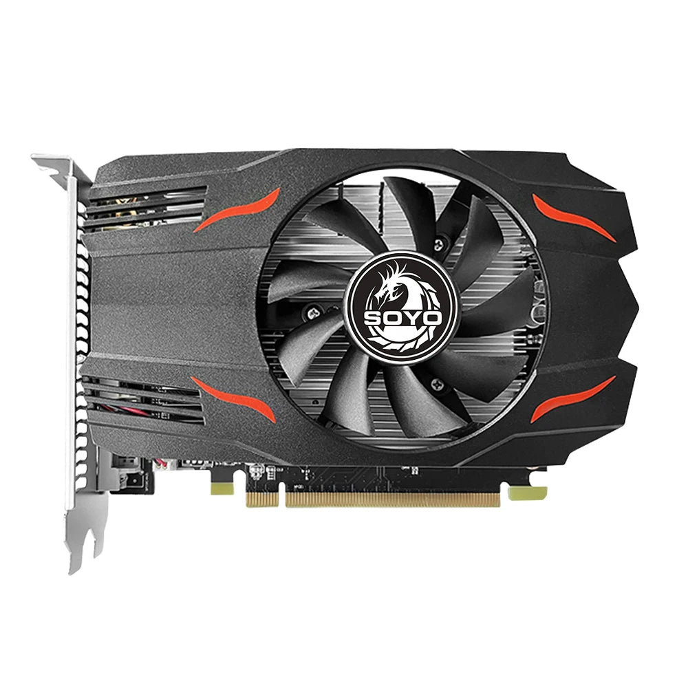 Full New AMD GPU Radeon RX 550 4G GPU GDDR5 14Nm Computer PC Gaming Video Hdmi-Compatible DP DVI 128Bit Graphics Card