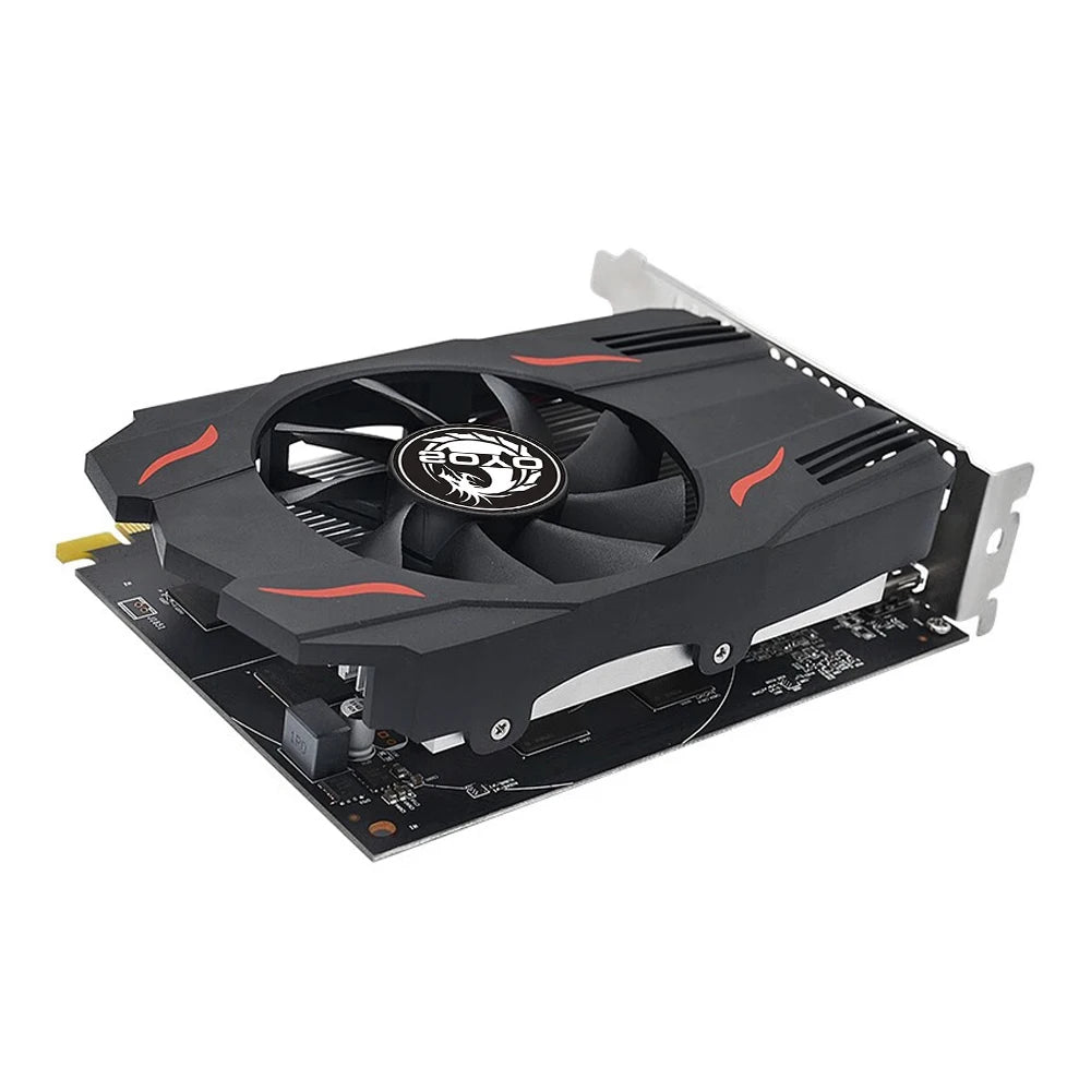 Full New AMD GPU Radeon RX 550 4G GPU GDDR5 14Nm Computer PC Gaming Video Hdmi-Compatible DP DVI 128Bit Graphics Card