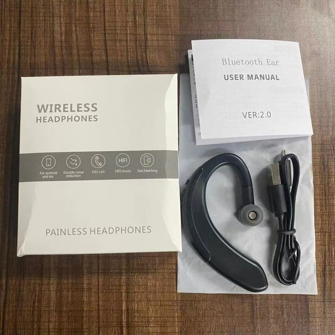Bluetooth 5.0 Noise Cancelling Wrap Around Earpiece