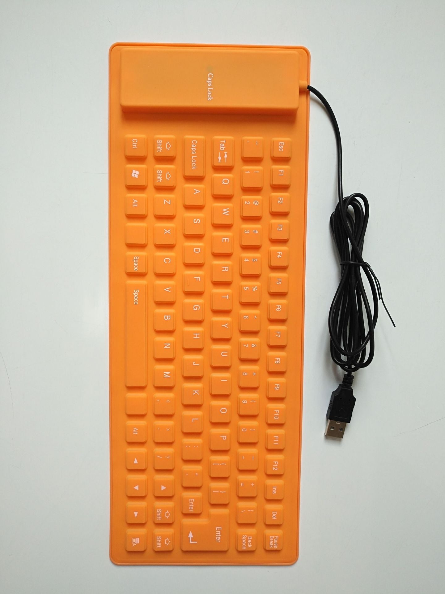 Orange Silicone Keyboard