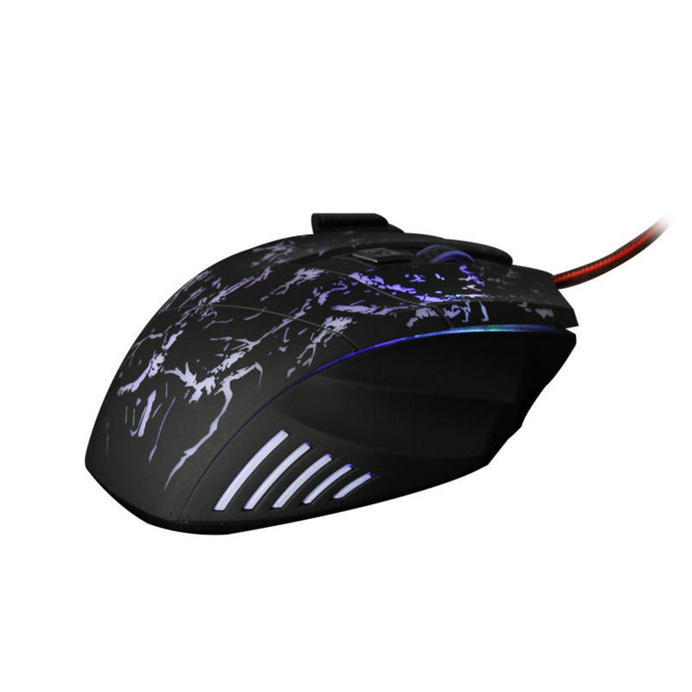 Optical RGB Gaming Mouse Partially Lit