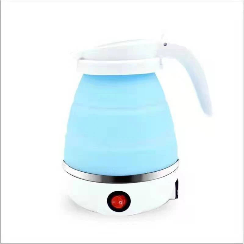  Mini Folding Kettle Portable Water Heater 600W Silicone Compression Electric Kettle Home Kettle Easy to Travel With