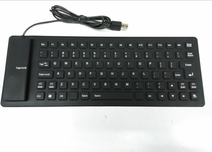 Black Silicone Keyboard