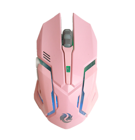 Pink TGW T1 Gaming Mouse Top View No Lights