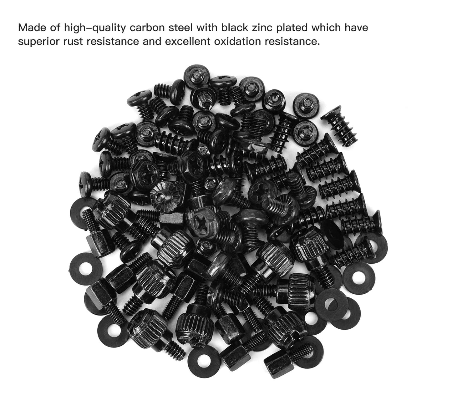 400PCS Motherboard Standoffs Computer Screws Assortment Kit for Motherboard PC F