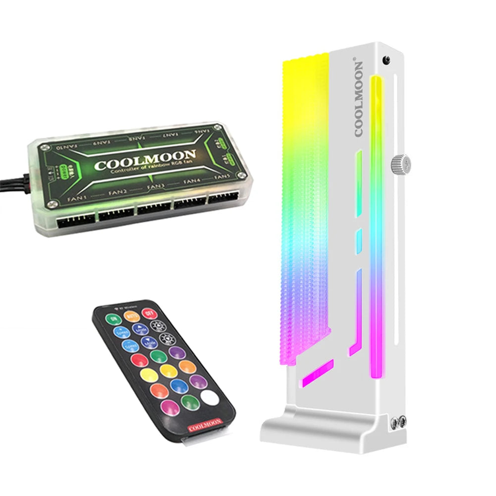 CM-GH2 Vertical GPU Support Colorful 5V A-RGB Lighting Bracket 3PIN 4PIN Computer Graphics Video Card Stand GPU Holder