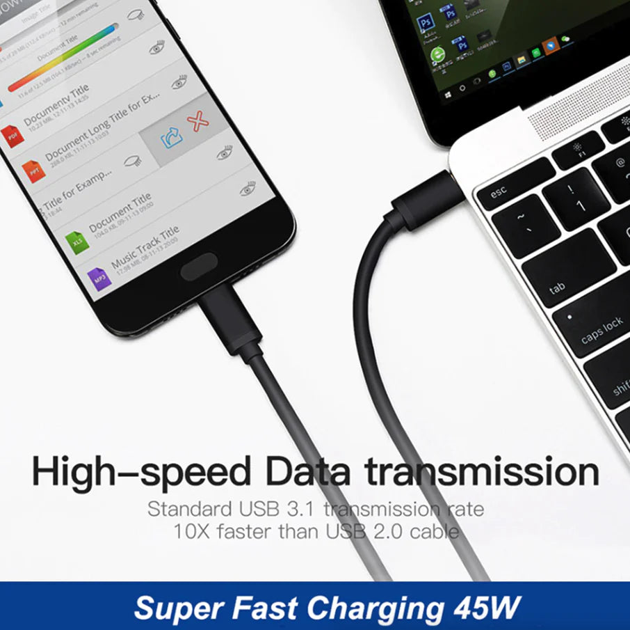 45W USB-C Super Fast Wall Charger + 6FT Cable for Samsung Galaxy S20 S21 S22 S23