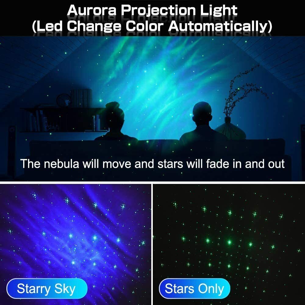 Aurora Galaxy Showcasing Lighting Functionality